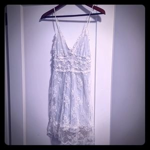 Baby blue lingerie